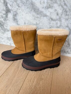 UGG Australia Pueblo Waterproof Sheepskin Boots Chestnut Men’s 13 Snow Winter